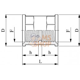 Embout F/F 1/2" | ARAG Embout F/F 1/2" | ARAGPR#609552