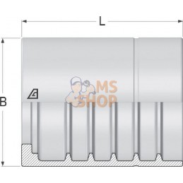 Douille NS4 DN40 | ALFAGOMMA Douille NS4 DN40 | ALFAGOMMAPR#749757