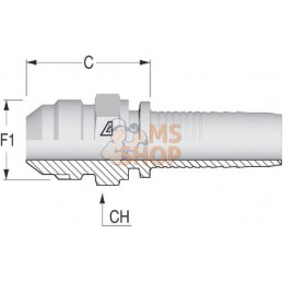 Embout M NS DN40-1.7/8 UNF | ALFAGOMMA Embout M NS DN40-1.7/8 UNF | ALFAGOMMAPR#749610