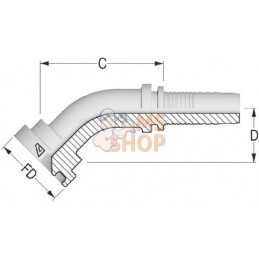 Embout NS-DN32+bride Ø50,8 m | ALFAGOMMA Embout NS-DN32+bride Ø50,8 m | ALFAGOMMAPR#749550