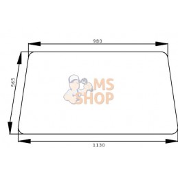 Vitre latérale sup. | AGCO | AGCO Vitre latérale sup. | AGCO | AGCOPR#751877