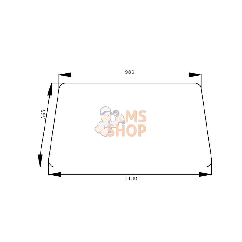 Vitre latérale sup. | AGCO | AGCO Vitre latérale sup. | AGCO | AGCOPR#751877