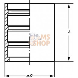 Jupe à sertir Ø15x29mm DN6 acier / chromé Alfagomma | ALFAGOMMA Jupe à sertir Ø15x29mm DN6 acier / chromé Alfagomma | ALFAGOMMAP