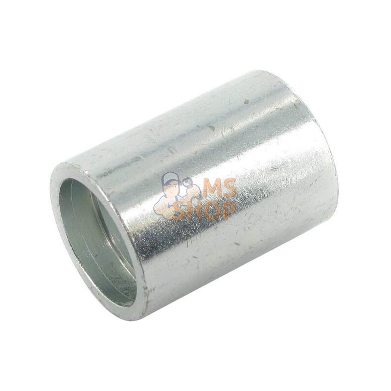 Jupe à sertir Ø25x34mm DN13 acier / chromé Alfagomma | ALFAGOMMA Jupe à sertir Ø25x34mm DN13 acier / chromé Alfagomma | ALFAGOMM