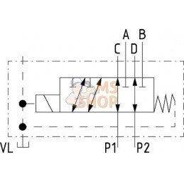 Valve commut.6/2-1/2-12 V c.c. | AK REGELTECHNIK Valve commut.6/2-1/2-12 V c.c. | AK REGELTECHNIKPR#919306