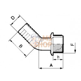 Coude 45°+embout 35mm+M 1 1/4" | ARAG | ARAG Coude 45°+embout 35mm+M 1 1/4" | ARAG | ARAGPR#608775