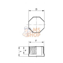 Bouchon mâle 1/4" | ARAG Bouchon mâle 1/4" | ARAGPR#608874