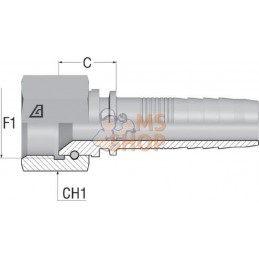 Embout F NS-DN40-1.7/8"UNF | ALFAGOMMA Embout F NS-DN40-1.7/8"UNF | ALFAGOMMAPR#749604