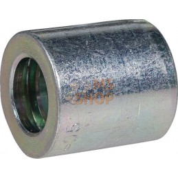 Jupe à sertir Ø24x24,7mm DN8 acier / zingué Alfagomma | ALFAGOMMA Jupe à sertir Ø24x24,7mm DN8 acier / zingué Alfagomma | ALFAGO