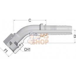 Embout F NS-DN25-1.5/16"UNF45 | ALFAGOMMA Embout F NS-DN25-1.5/16"UNF45 | ALFAGOMMAPR#749627