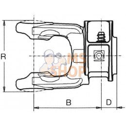 Mâchoire verrouillage rapide, 1-3/8"-21 can, 2/G2/S2 Bondioli&Pavesi | BONDIOLI&PAVESI Mâchoire verrouillage rapide, 1-3/8"-21 c