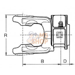 Mâchoire verrouillage rapide, 1-3/8"-21 can, 2/G2/S2 Bondioli&Pavesi | BONDIOLI&PAVESI Mâchoire verrouillage rapide, 1-3/8"-21 c