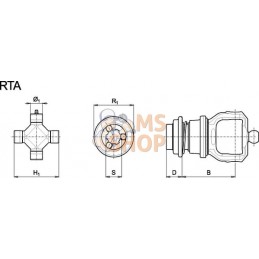 Mâchoire verrouillage rapide, 1 3/8-6 can, 6/G5/G7/S6/H7 Bondioli&Pavesi | BONDIOLI&PAVESI Mâchoire verrouillage rapide, 1 3/8-6