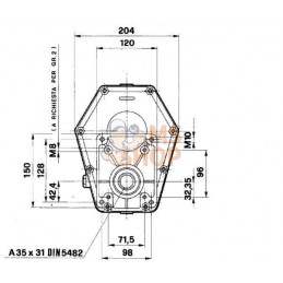 Multiplicateur pour pompe GR.3 1:3,5 | BORELLI Multiplicateur pour pompe GR.3 1:3,5 | BORELLIPR#909209