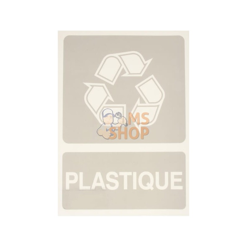 Autocollant Recyclage Plastiq | BRADY Autocollant Recyclage Plastiq | BRADYPR#917407