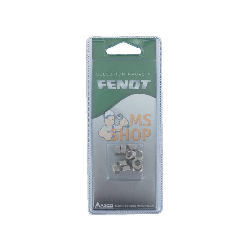 Ecrou hexagonal Inox M6 (10x) | FENDT BLISTER Ecrou hexagonal Inox M6 (10x) | FENDT BLISTERPR#1086860