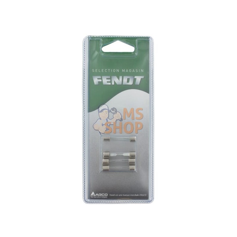 Fusible verre 6.3x32 - 10 A (4x) | FENDT BLISTER Fusible verre 6.3x32 - 10 A (4x) | FENDT BLISTERPR#1086995