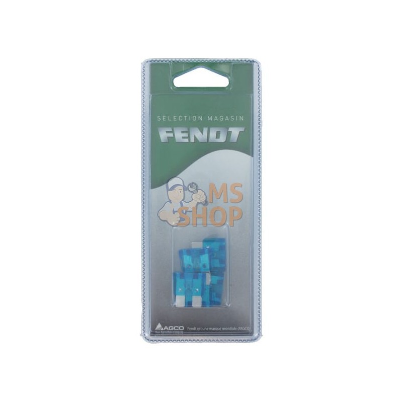 Fusible enfichable 15A (6x) | FENDT BLISTER Fusible enfichable 15A (6x) | FENDT BLISTERPR#1087000