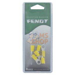 Cosses rondes jaune Ø6mm (6x) | FENDT BLISTER Cosses rondes jaune Ø6mm (6x) | FENDT BLISTERPR#1087087