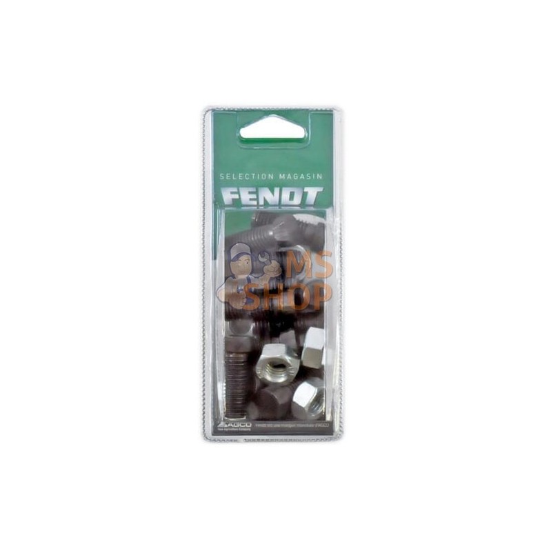 Boulon plat 2côtés M12x38(12x) | FENDT BLISTER Boulon plat 2côtés M12x38(12x) | FENDT BLISTERPR#1087117