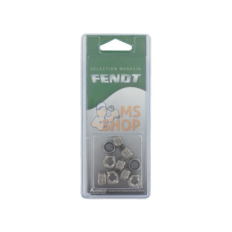 Ecrou autobloquant Inox M8 (10x) | FENDT BLISTER Ecrou autobloquant Inox M8 (10x) | FENDT BLISTERPR#1087232