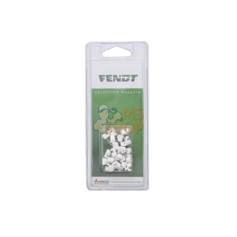 Fixation murale pour câble 2,75-4mm (25x) | FENDT BLISTER Fixation murale pour câble 2,75-4mm (25x) | FENDT BLISTERPR#1087251