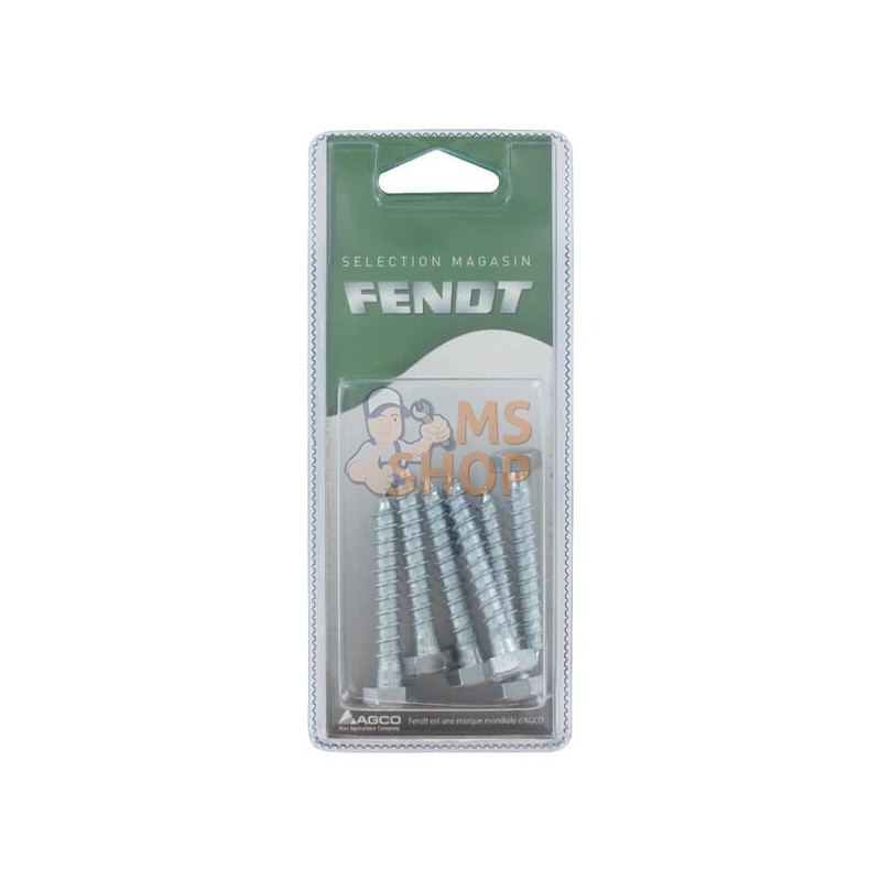 Vis à bois 8x50 4.6 (6x) | FENDT BLISTER Vis à bois 8x50 4.6 (6x) | FENDT BLISTERPR#1087455