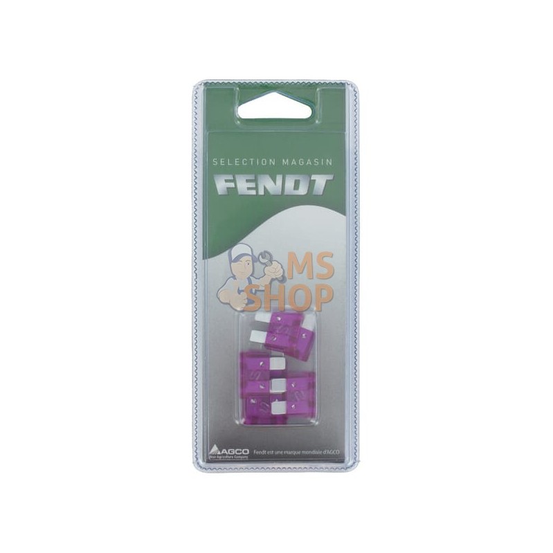 Fusible enfichable 3A (6x) | FENDT BLISTER Fusible enfichable 3A (6x) | FENDT BLISTERPR#1087532