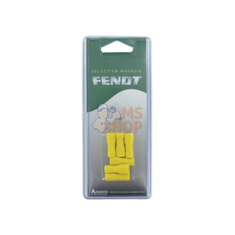 Cosse plate jaune 4-6mm² (6x) | FENDT BLISTER Cosse plate jaune 4-6mm² (6x) | FENDT BLISTERPR#1087541