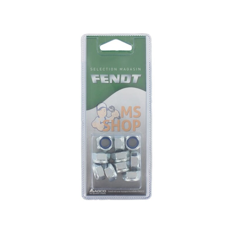 Ecrou autobloquant M10x1 (10x) | FENDT BLISTER Ecrou autobloquant M10x1 (10x) | FENDT BLISTERPR#1087560