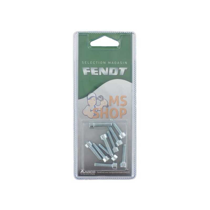 Boulon à tête hexagonale M5x20 8.8 (10x) | FENDT BLISTER Boulon à tête hexagonale M5x20 8.8 (10x) | FENDT BLISTERPR#1087601