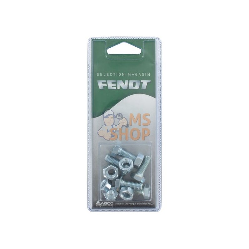 Vis + écrou M8x20 (6x) | FENDT BLISTER Vis + écrou M8x20 (6x) | FENDT BLISTERPR#1087603