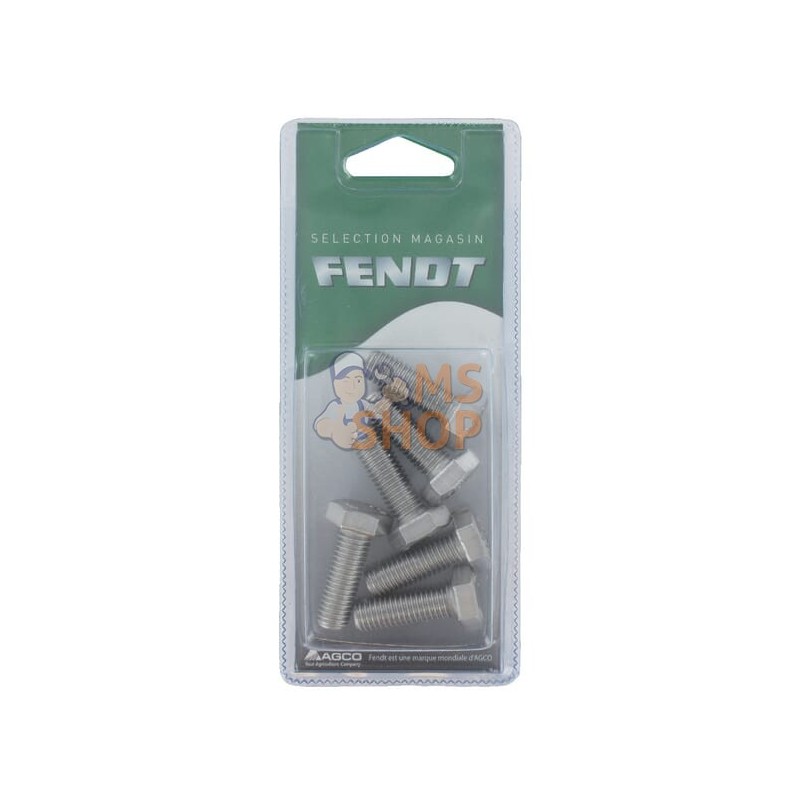 Vis hexagon M10x30 inox (6x) | FENDT BLISTER Vis hexagon M10x30 inox (6x) | FENDT BLISTERPR#1087704