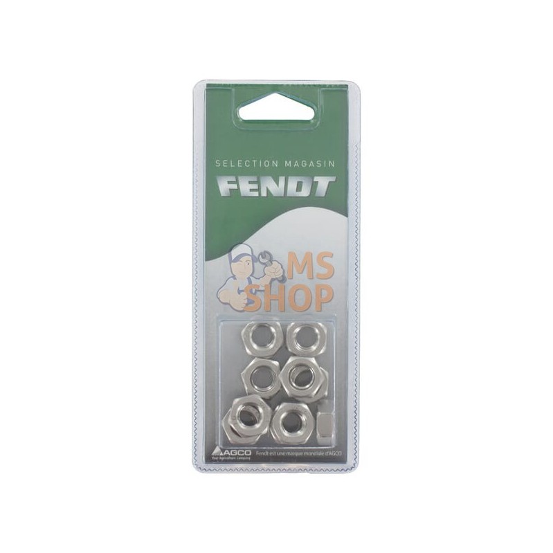 Ecrou hexagonal Inox M10 (10x) | FENDT BLISTER Ecrou hexagonal Inox M10 (10x) | FENDT BLISTERPR#1087757