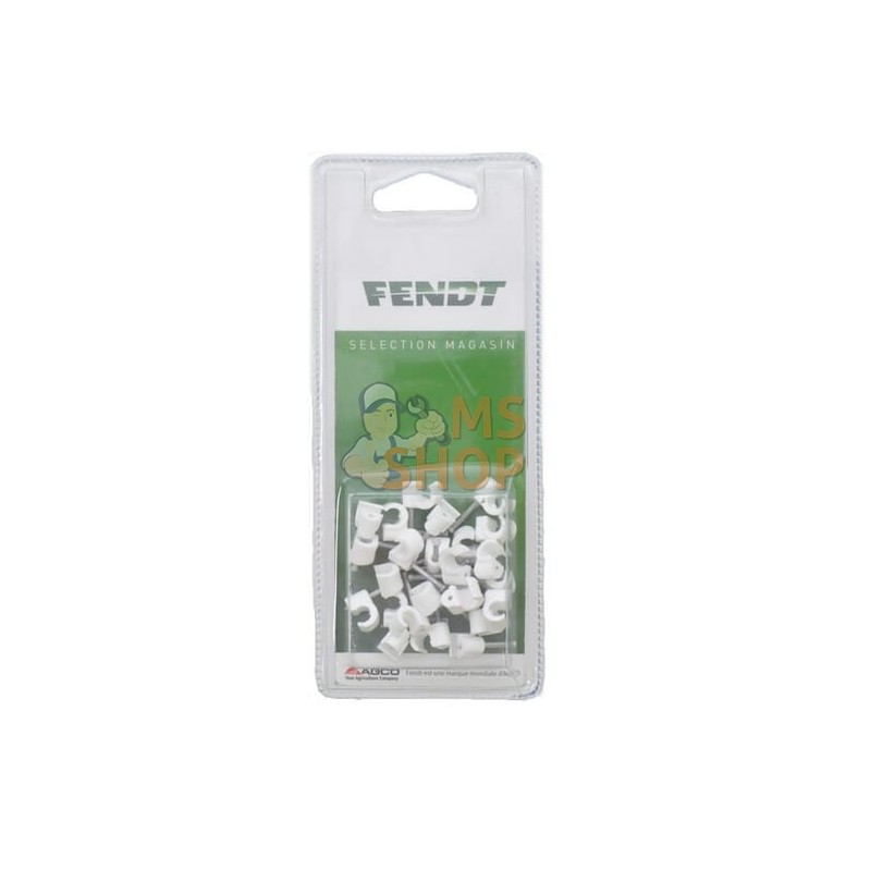 Fixation murale pour câble 5-7mm (25x) | FENDT BLISTER Fixation murale pour câble 5-7mm (25x) | FENDT BLISTERPR#1087830