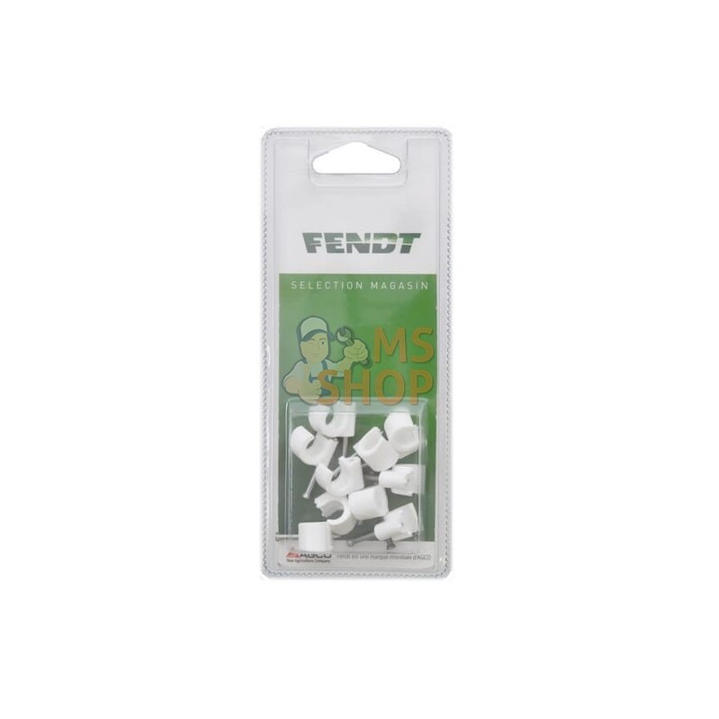 Fixation murale pour câble 8-10mm (10x) | FENDT BLISTER Fixation murale pour câble 8-10mm (10x) | FENDT BLISTERPR#1087870