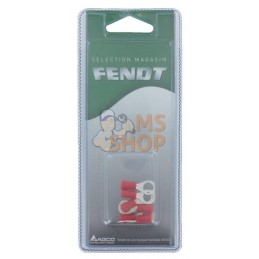 Cosses rondes rouge Ø6mm (6x) | FENDT BLISTER Cosses rondes rouge Ø6mm (6x) | FENDT BLISTERPR#1087886