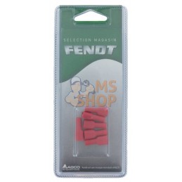 Insert Push-on crimp femelle rouge 6,3mm (6x) | FENDT BLISTER Insert Push-on crimp femelle rouge 6,3mm (6x) | FENDT BLISTERPR#10