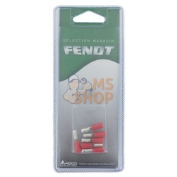 Cosse à sertir rouge 4mm (6x) | FENDT BLISTER Cosse à sertir rouge 4mm (6x) | FENDT BLISTERPR#1087904