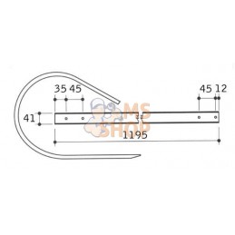 Lame de pick-up | DEUTZ-FAHR Lame de pick-up | DEUTZ-FAHRPR#632261