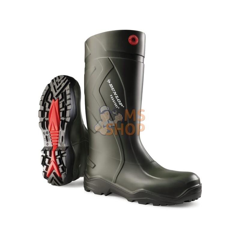 Bottes vertes, classe S5, taille 40 Wellingtons Purofort® Dunlop | DUNLOP Bottes vertes, classe S5, taille 40 Wellingtons Purofo