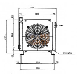 Refroidisseur d'huile 12V 38-5 | EMMEGI Refroidisseur d'huile 12V 38-5 | EMMEGIPR#903468