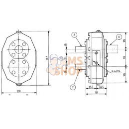 Boîtier MR-90 1,9:1 | COMER Boîtier MR-90 1,9:1 | COMERPR#906919