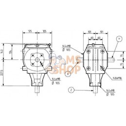 Boîtier T-22A 1,93:1 | COMER Boîtier T-22A 1,93:1 | COMERPR#906902