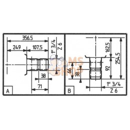 Boîtier T-301B 1:1 | COMER Boîtier T-301B 1:1 | COMERPR#906867