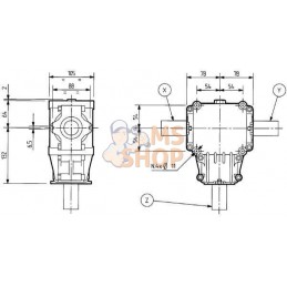 Boîtier T-281A 1,84:1 | COMER Boîtier T-281A 1,84:1 | COMERPR#906869