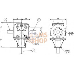 Boîtier T-278A 1:1 | COMER Boîtier T-278A 1:1 | COMERPR#906887