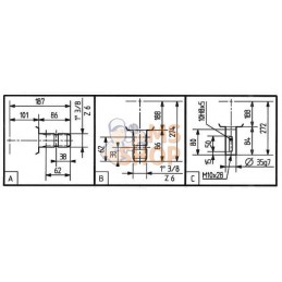 Boîtier T-278A 1:1 | COMER Boîtier T-278A 1:1 | COMERPR#906887