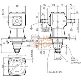 Boîtier LF-205J 1:1,92 | COMER Boîtier LF-205J 1:1,92 | COMERPR#906801