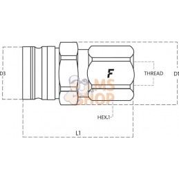 Valve de freinage mâle M18x1.5-12L | FASTER Valve de freinage mâle M18x1.5-12L | FASTERPR#781762